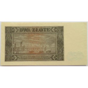 Polska, RP, 2 złote 1948, seria CF, UNC