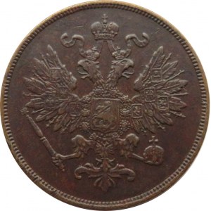 Aleksander II, 2 kopiejki 1862 B.M., Warszawa, ładne