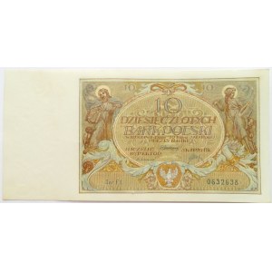 Polska, II RP, 10 złotych 1929, seria FY, UNC/UNC-