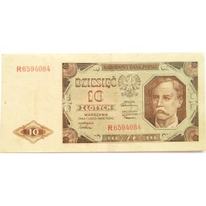 Polska, RP, 10 złotych 1948, seria R