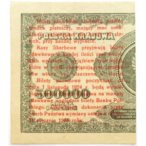 Polska, II RP, bilet zdawkowy 1 grosz 1924