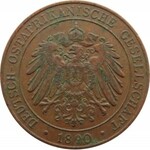 Niemiecka Afryka Wschodnia, 1 pesa 1890, Berlin, ładna
