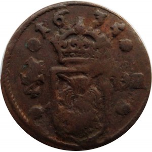 Szwecja, Krystyna, 1/4 ore 1635 RS, miedź