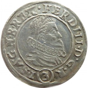 Austria, Ferdynand II, 3 krajcary 1634, Praga