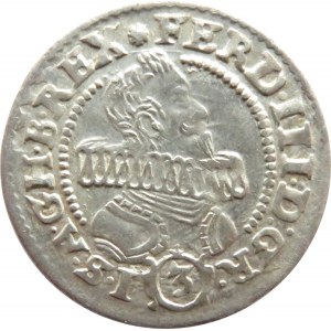 Austria, Ferdynand III, 3 krajcary 1637, Wrocław