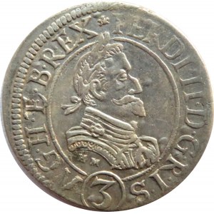 Austria, Ferdynand II, 3 krajcary 1625, Hall