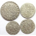 Zygmunt III Waza, lot monet, różne nominały, 4 sztuki (2)
