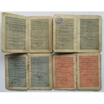 Rosja/Polska, 4 paszporty carskie z lat 1906-1915