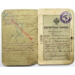 Rosja/Polska, 4 paszporty carskie z lat 1906-1915
