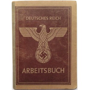 III Rzesza, Arbeitsbuch, książka pracy wydana w latach 1943, Łódź