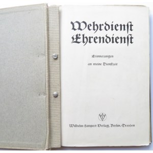 Niemcy, III Rzesza, album Wehrdienst - Ehrendienst 1933-1941, WLV Berlin/Dresden