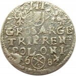 Jan III Sobieski, trojak 1684, Bydgoszcz, ...REN...bardzo rzadki Iger R4!!