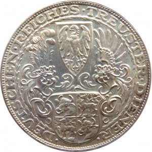 Niemcy/Polska, medal prezydent Paul von Hindenburg (1847-1927).srebro, Monachium