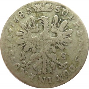 Niemcy, Prusy, Fryderyk III, ort 1685 HA, Królewiec