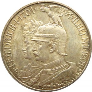 Niemcy, Prusy, 2 marki 1901 A, Berlin, UNC