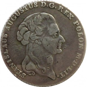 Stanisław A. Poniatowski, talar sześcio-złotowy 1794, Warszawa