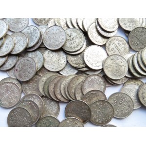 Finlandia/Rosja, Mikołaj II, lot 50 pennia 1911-1917, Helsinki
