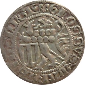 Niemcy, Miśnia, Fryderyk II i Wilhelm III, II połowa XV w., grosz miśnieński, Freiberg