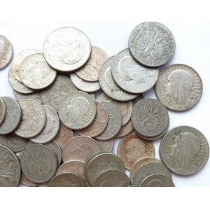 Polska, II RP, Kobieta - lot monet, ponad 290 gramów, Warszawa