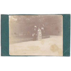 Przedwojenna fotografia: Abacja(dziś.: Opatija - najbardziej znany i modny kurort Austro-Węgier) 1909, Anna Świda, Zofia Borowska
