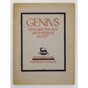 GENIUS. Zeitschrift für werdende und alte Kunst, [Jg. 1], Buch 2: 1919. s. [177]-319, tabl. 8