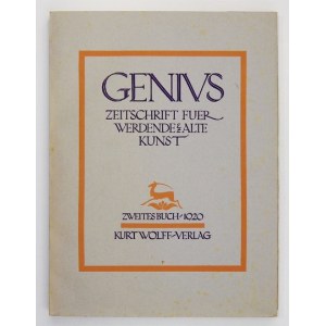 GENIUS. Zeitschrift für werdende und alte Kunst, Jg. 2, Buch 2: 1920. s. VIII, [165]-332, tabl. 5