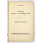 TROCKI Lew - Historja rewolucji rosyjskiej. Rewolucja październikowa. Cz. 2. Autoryzowany przekład z rosyjskiego S