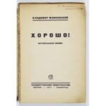 MAJAKOVSKIJ Vladimir - Chorošo! Oktjabrskaja poema. Moskva-Leningrad 1927. Gosudarstvennoe Izdatelstvo. 8, s. 104