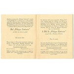 [BALE, rauty, przyjęcia], Zbiór 10 zaproszeń na oficjalne przyjęcia kierowane do Władysława Sołtana i jego małżonki w 1927, 1933, 1934.