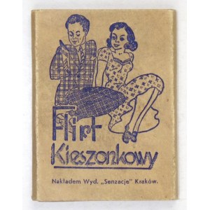 FLIRT kieszonkowy. Kraków [193-?]. Wyd. Senzacje. 8,8x6,5 cm, k. 24. oryg. kart. etui