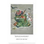 [SZYK Artur 1]. Kompletny zestaw 6 barwnych amerykańskich pocztówek Szyk Caricatures, Esky-Card, Set #6 z 1942
