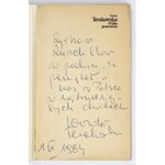 [TERAKOWSKA Dorota] Pięć listów Doroty Terakowskiej do Ryszarda Ruschilla w Monachium dotyczących pomocy materialnej potrzebującym w kraju, dat. od 18 I 1982 do 12 VI 1984 w Krakowie.