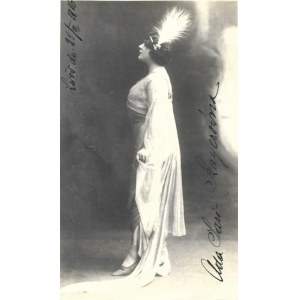 [SARI Ada - fotografia portretowa]. [1916]. Fotografia form. 14,2x8,5 cm, nieznanego autorstwa