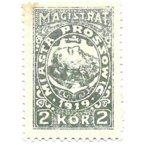 MAGISTRAT miasta Proszowic. 1919. 2 KOR[ony]