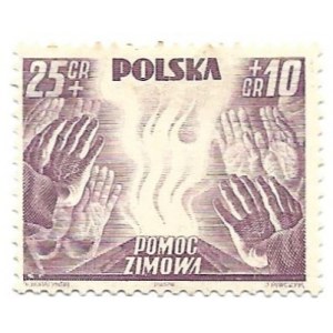 POMOC zimowa. 25 GR[oszy] + 10 GR[oszy]