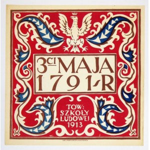 3ci Maja 1791 r. Kraków [1913]. Litografia K. Kranikowski