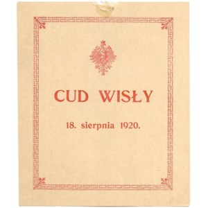 CUD Wisły. 18. sierpnia 1920. [Reszów?]. [192-?]. B. w