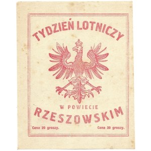 TYDZIEŃ Lotniczy w powiecie rzeszowskim. B. m. [192-?, 193-?]. B. w