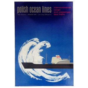 POLISH Ocean Lines. Intercontinental cargo and passenger sea traffic. 1963