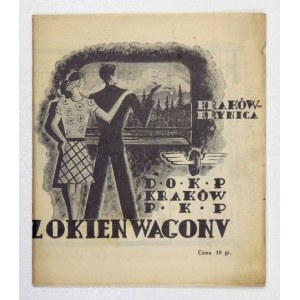 [MAŁOPOLSKA]. Z okien wagonu. Kraków-Krynica. Panorama form. 14x97,7 cm