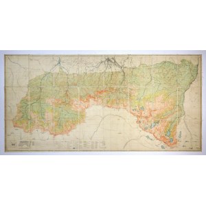 [TATRY]. [Fotogrametryczna mapa Parku Narodowego Tatry (część polska)]. Mapa barwna form. 72,4x146 cm. 