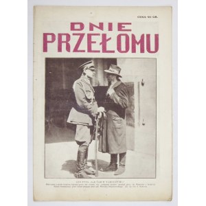DNIE przełomu. Warszawa [1926]. Wyd.-Druk. Praca, Fr. Bogucki. folio, s. 8. brosz