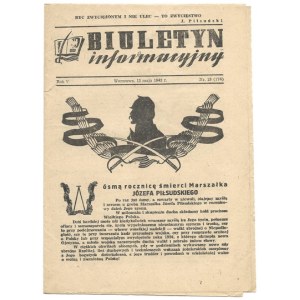 BIULETYN Informacyjny. Warszawa. SZP-ZWZ-AK. 8. brosz. R. 5, nr 19 (174): 13 V 1943. s. 8