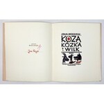 MICKIEWICZ Adam - Koza, kózka i wilk. Bajka. Warszawa 1971. Tow. Przyjaciół Książki. 8, k. 12, [3]. brosz., obw