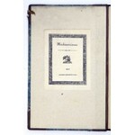 [SIEROCIŃSKI Teodozy] - O nowem wydaniu Poezij Adama Mickiewicza z przedmową napisaną przez samegoż poetę w Peterzburgu 1828 roku