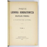 KONDRATOWICZ Ludwik - Poezye ... (Władysława Syrokomli). Z portretem autora. T. 1-6. Mikołów-Warszawa 1908. K. Miarka