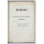 POL Wincenty - Poezyje ... Mohort. Rapsod rycerski z podania. Kraków 1855. Nakł. autora, Druk. Czasu. 8, s. 176, XXXIX