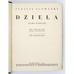 SŁOWACKI Juliusz - Dzieła (pisma wybrane). Układ i opracowanie tekstu Leona Piwińskiego. Przedmowa Manfreda Kridla