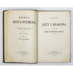 KREMER Józef - Dzieła. Z dodaniem życiorysu i rozbioru prac Kremera oraz notatek uzupełniających. T. 1-11. Kraków 1877