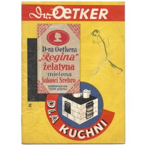 [DR. OETKER]. Cztery reklamowe broszury kulinarne wydane przez firmę Dr. Oetker w latach międzywojennych